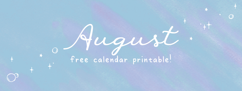 Monthly Calendar Printable 📆