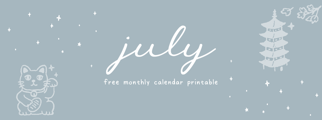 Monthly Calendar Printable 📆
