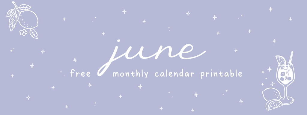Monthly Calendar Printable 📆