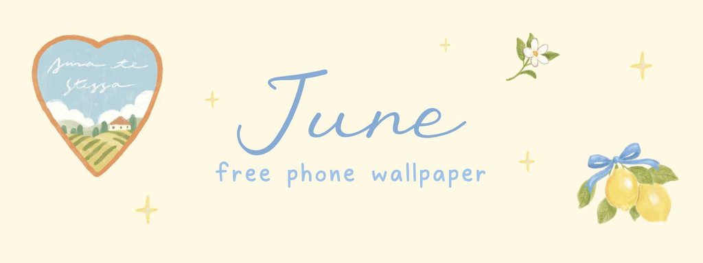 Monthly Phone Wallpaper ✨