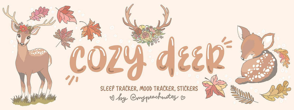 Free Cozy Deer Bullet Journal Printable 🦌