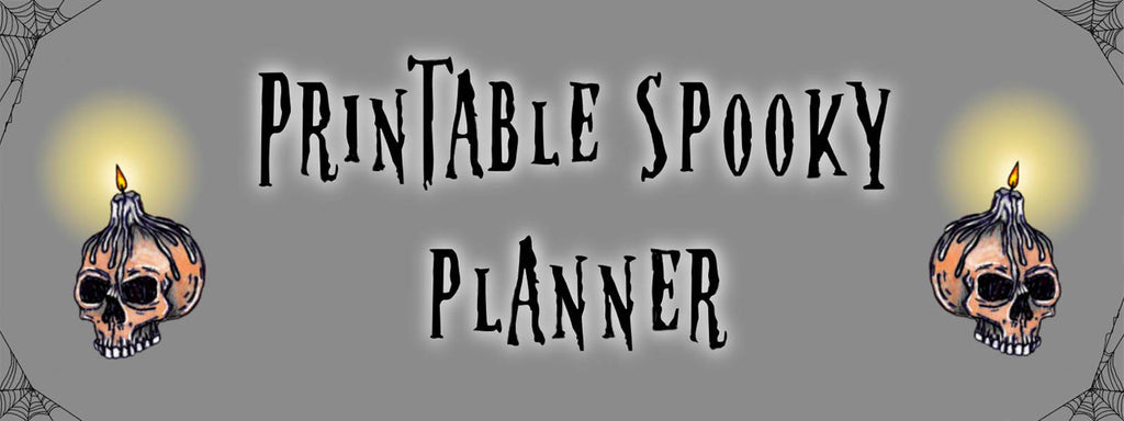 Free Spooky Planner Printable 💀