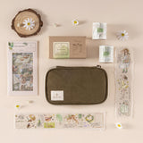 Hinoki - ‘Into the Meadow’ Engraved Wooden Stamp Set