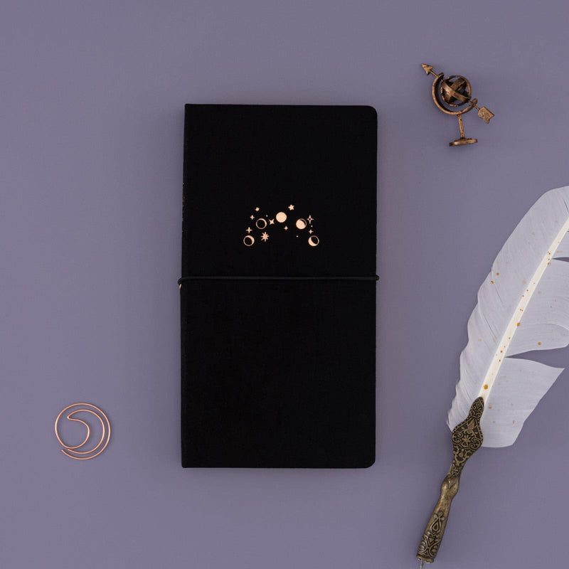 Tsuki ‘Moonlit Whisper’ Limited Edition Luxury Travel Notebook ☾