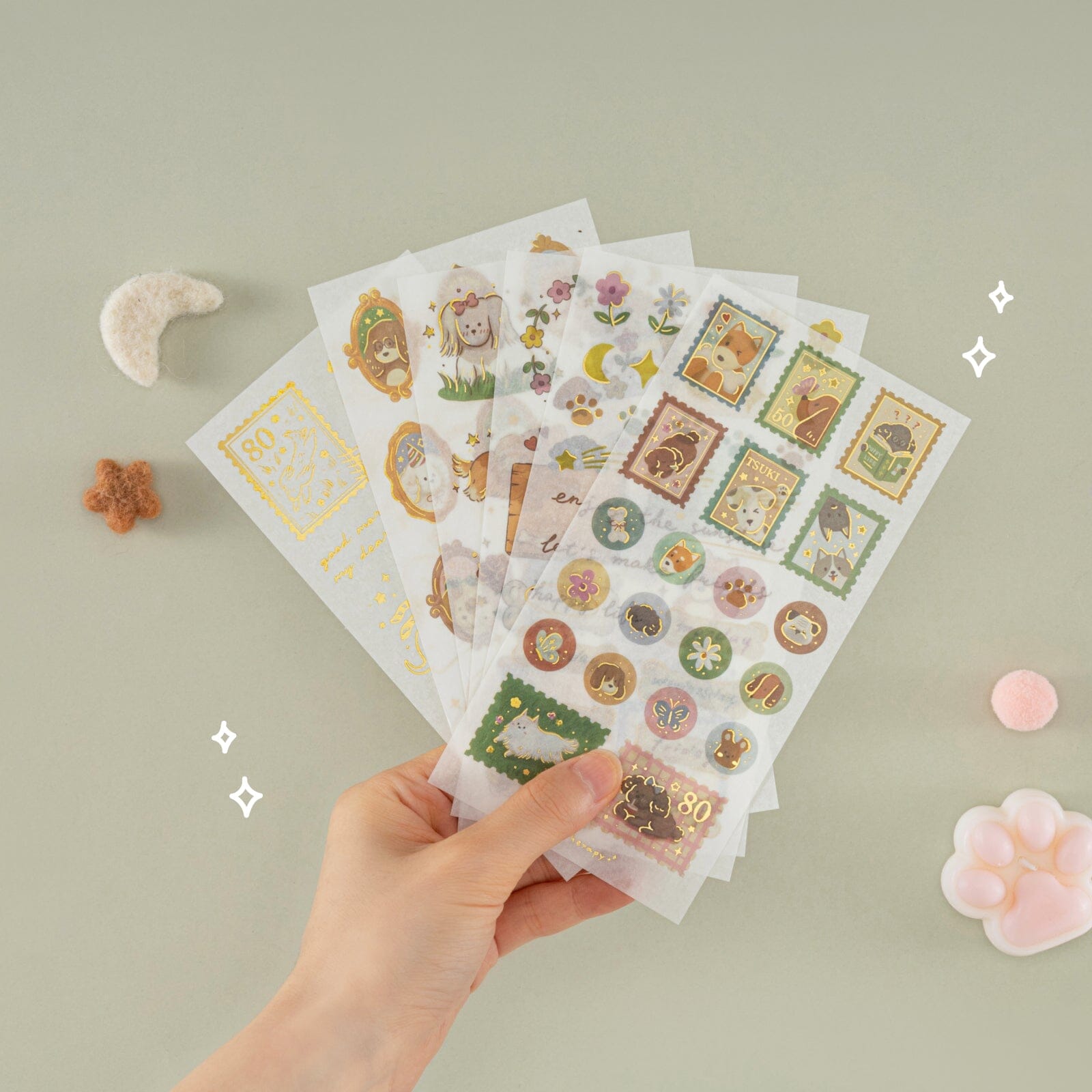 Tsuki ‘Puppy Life’ Sticker Set ☾