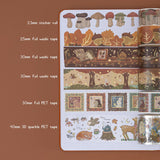 Tsuki ‘Forest Friends’ Washi Tape Set ☾