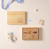 Hinoki - ‘Into the Wave’ Wooden Stamps Set