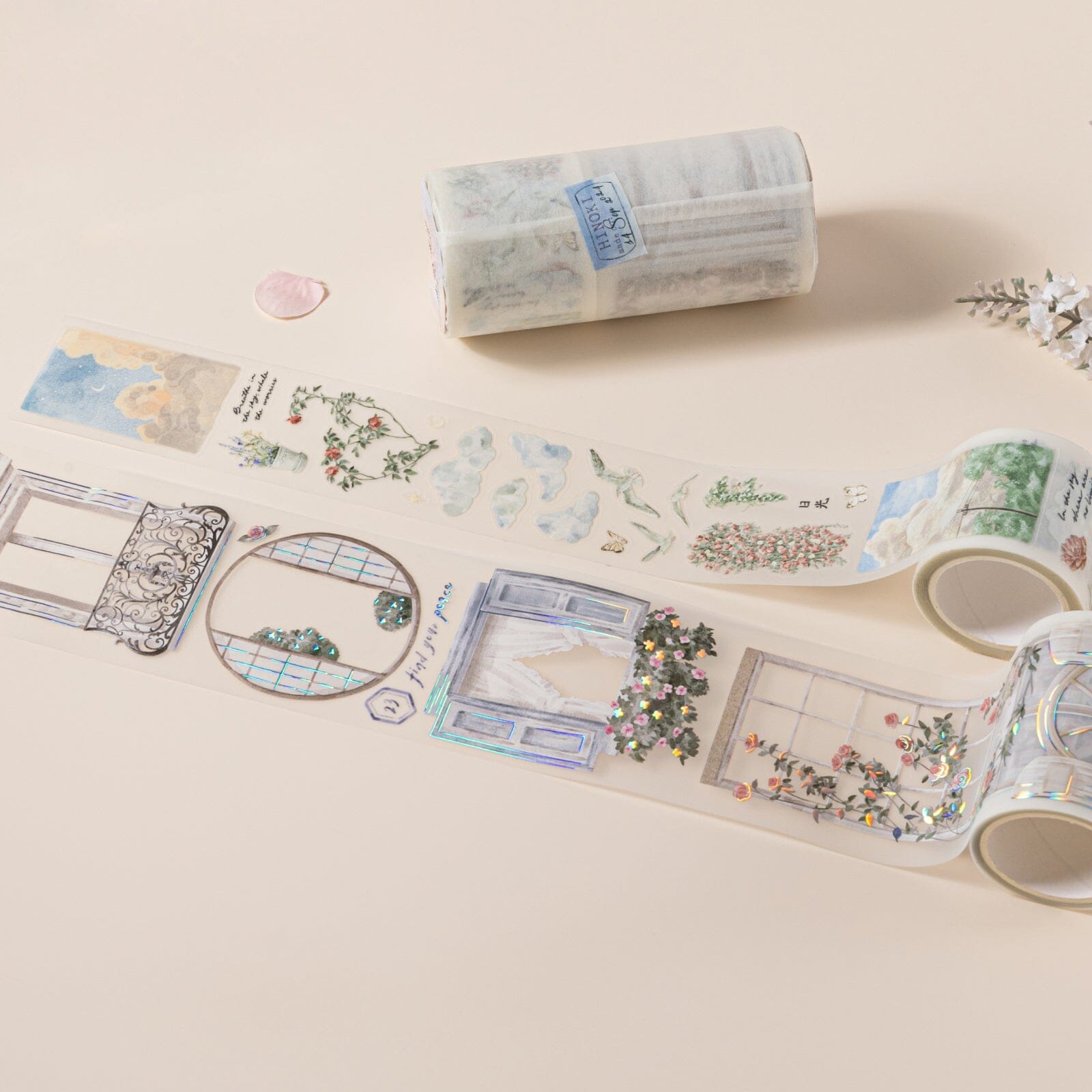 Hinoki - ‘Into the Sky’ PET Decorative Tape Set