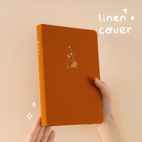 Tsuki ‘Red Panda’ Limited Edition A5 Bullet Journal ☾ – NotebookTherapy