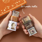 Tsuki ‘Forest Friends’ Washi Tape Set ☾