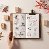 Hinoki - ‘Into the Fall’ Engraved Wooden Stamps Set