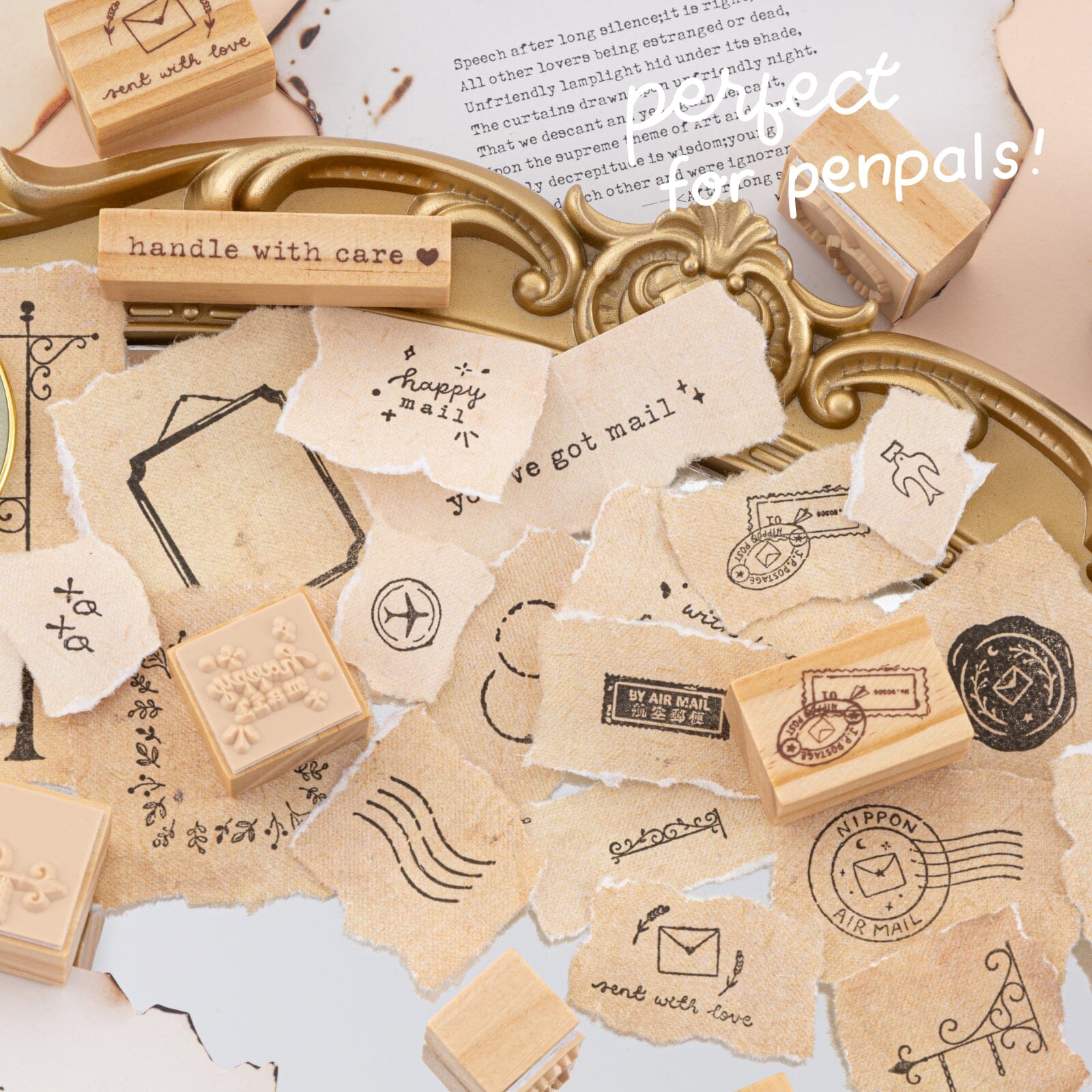 Tsuki ‘Our Letters’ Penpal Stamp Set ☾