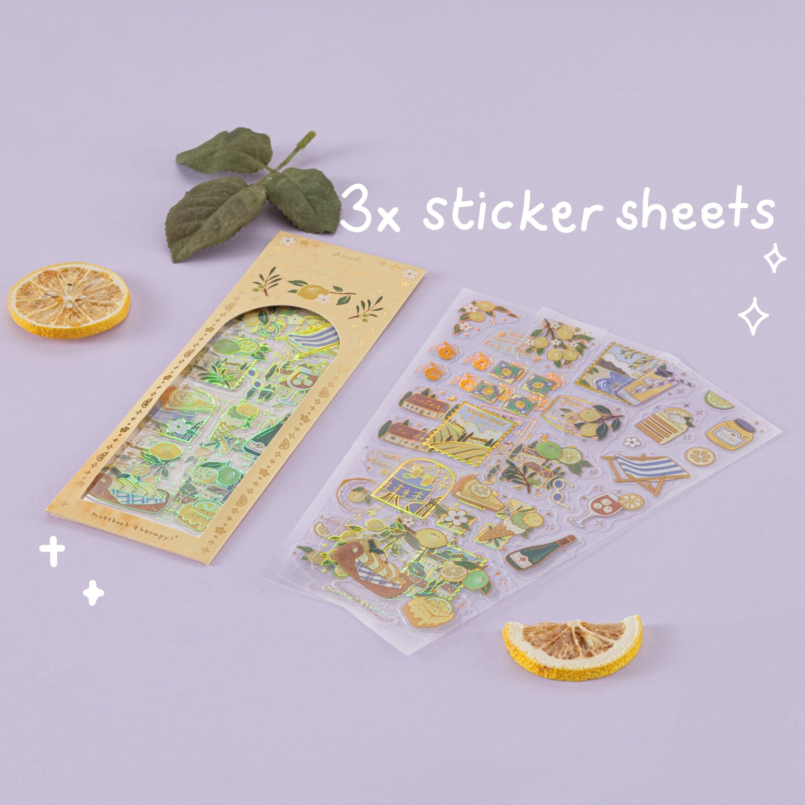Tsuki Four Seasons: Summer Collector’s Edition 2025 3D Holographic Sticker Set ☾