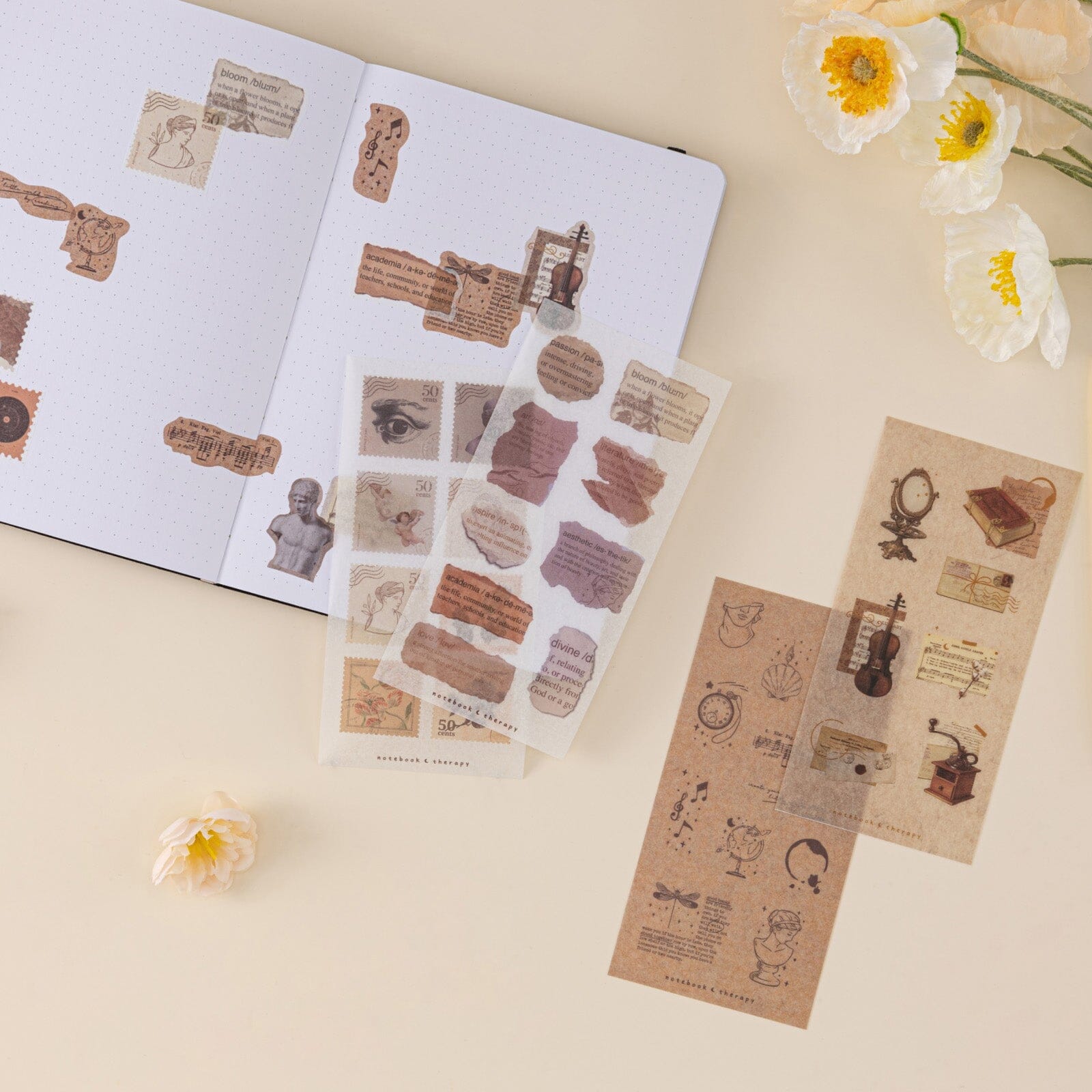 Tsuki ‘Academia’ Sticker Set ☾