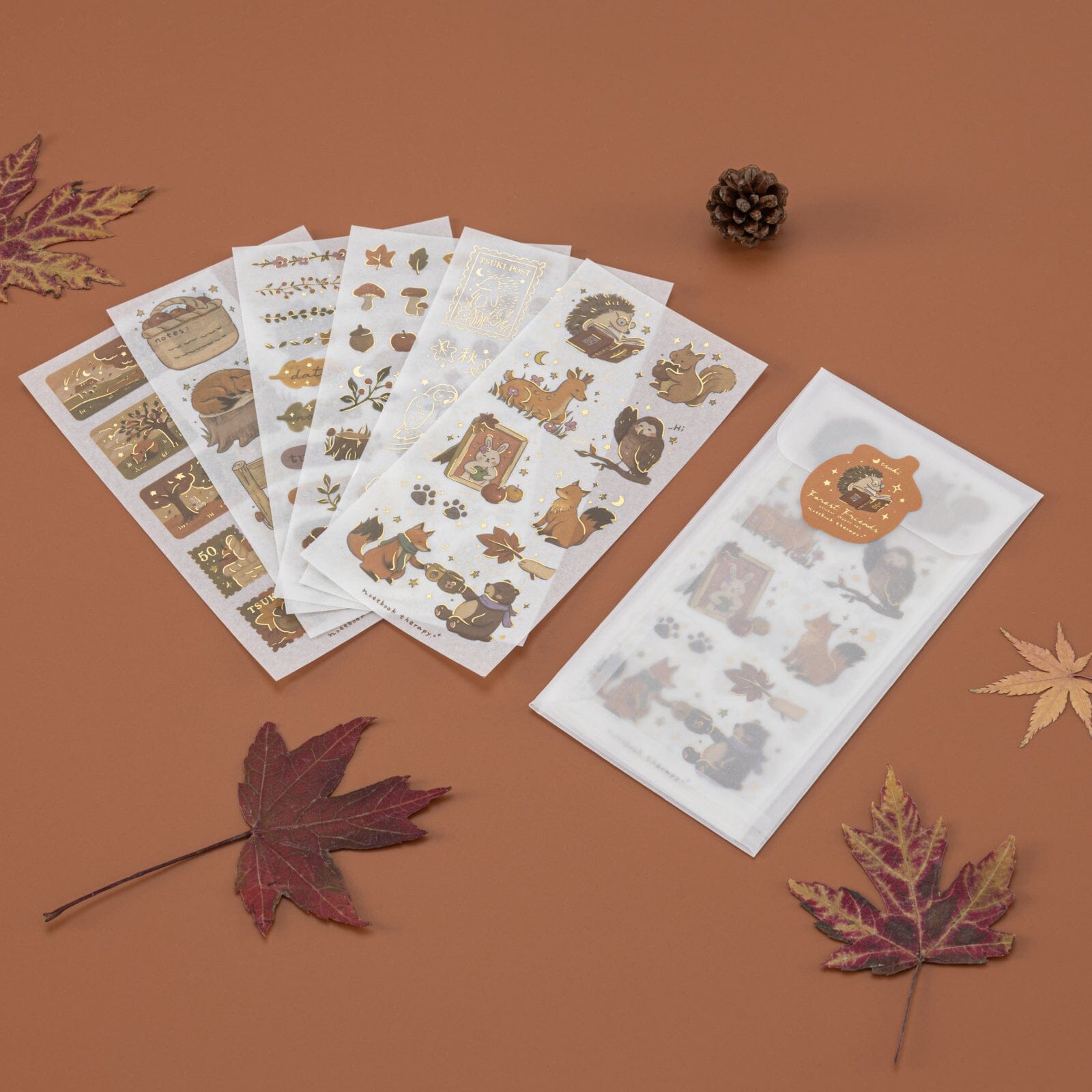 Tsuki ‘Forest Friends’ Sticker Set ☾