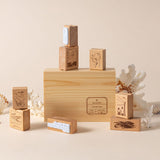 Hinoki - ‘Into the Wave’ Wooden Stamps Set