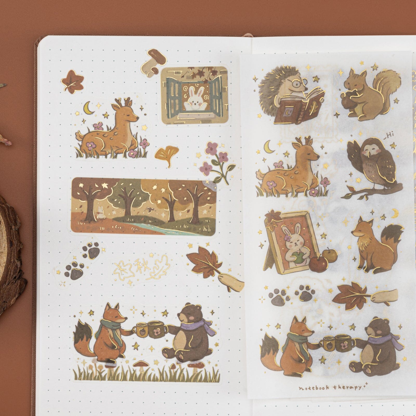 Tsuki ‘Forest Friends’ Sticker Set ☾