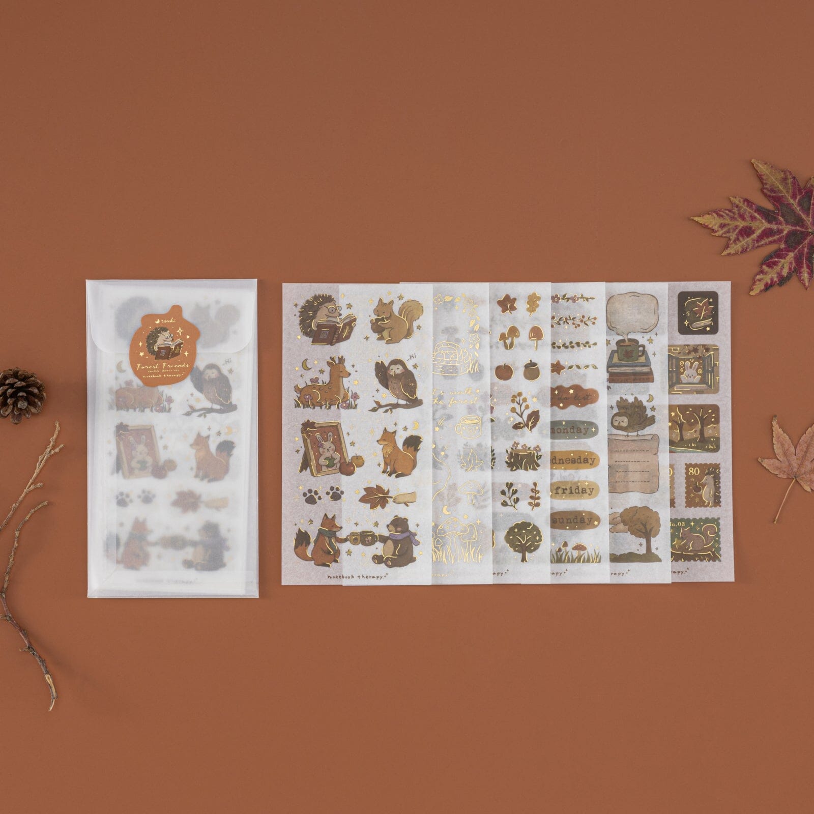 Tsuki ‘Forest Friends’ Sticker Set ☾