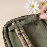 Hinoki - Forest Green Corduroy Pencil Case