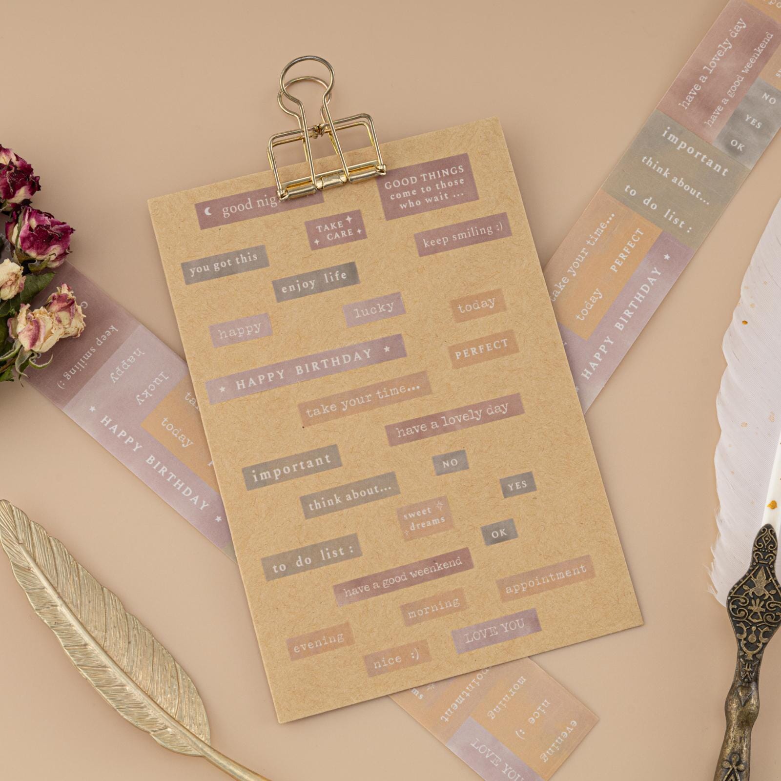 Tsuki ‘Lace Dreams’ Washi Tape Set ☾