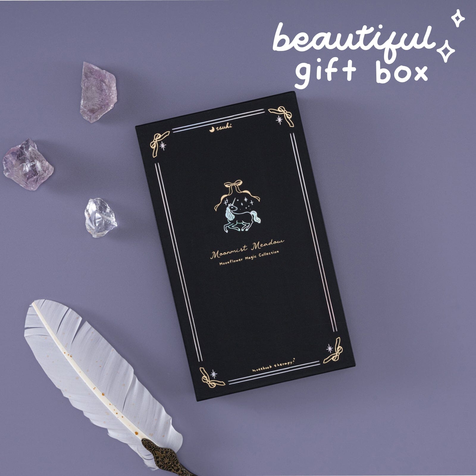 Tsuki ‘Moonmist Meadow’ Limited Edition Travel Notebook ☾