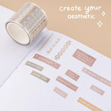 Tsuki ‘Lace Dreams’ Washi Tape Set ☾