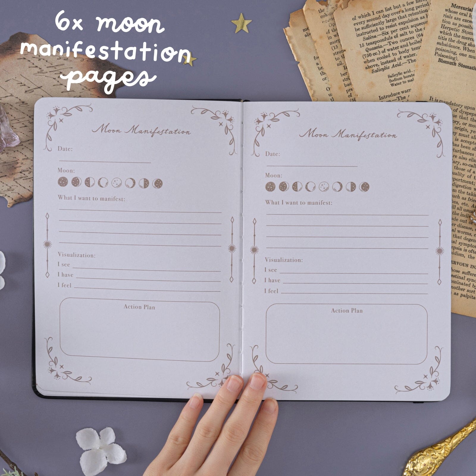 Tsuki ‘Lunar Bloom’ Collector's Edition 2026 Moon Planner Bullet Journal ☾