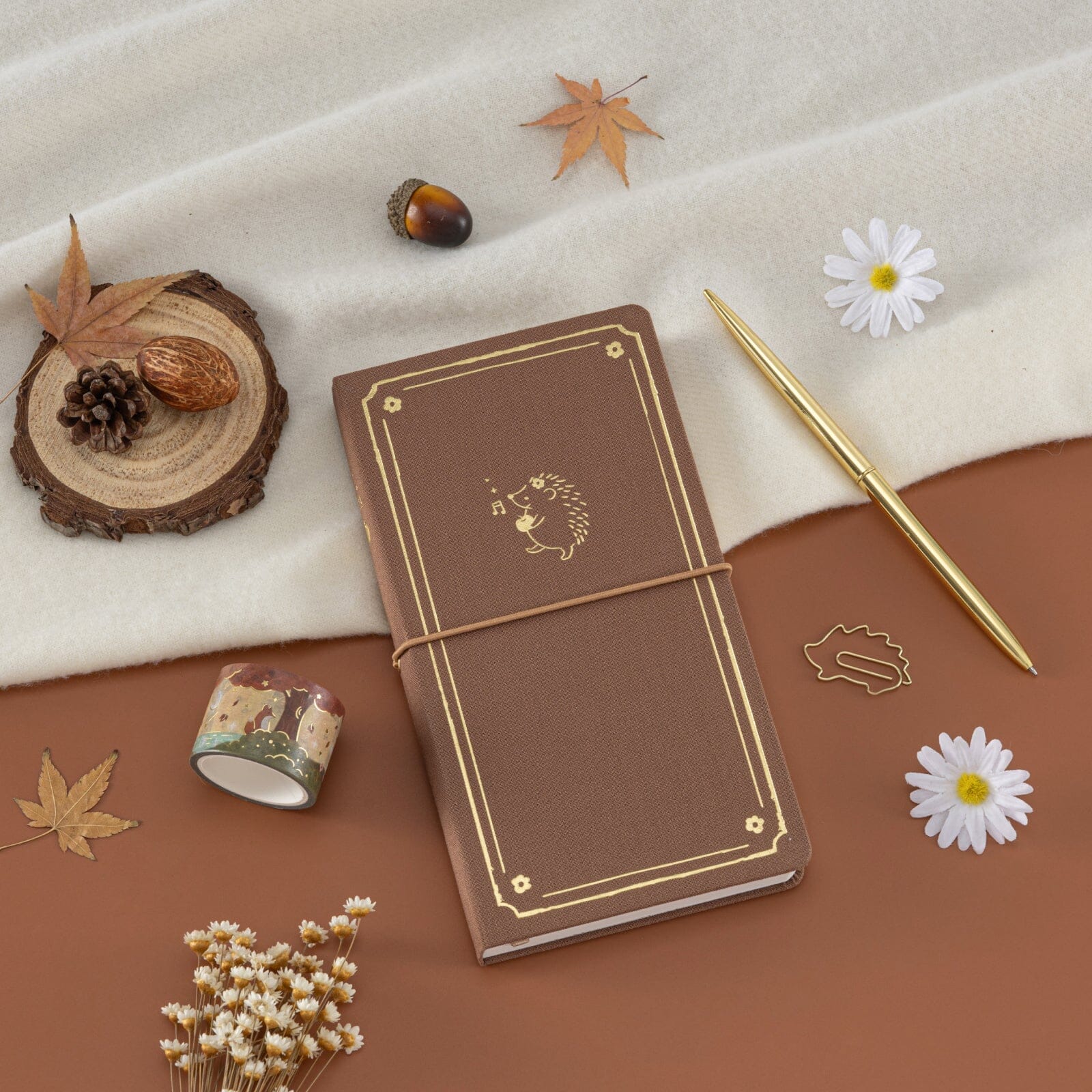 Tsuki ‘Cozy Friends’ Luxury Travel Notebook ☾