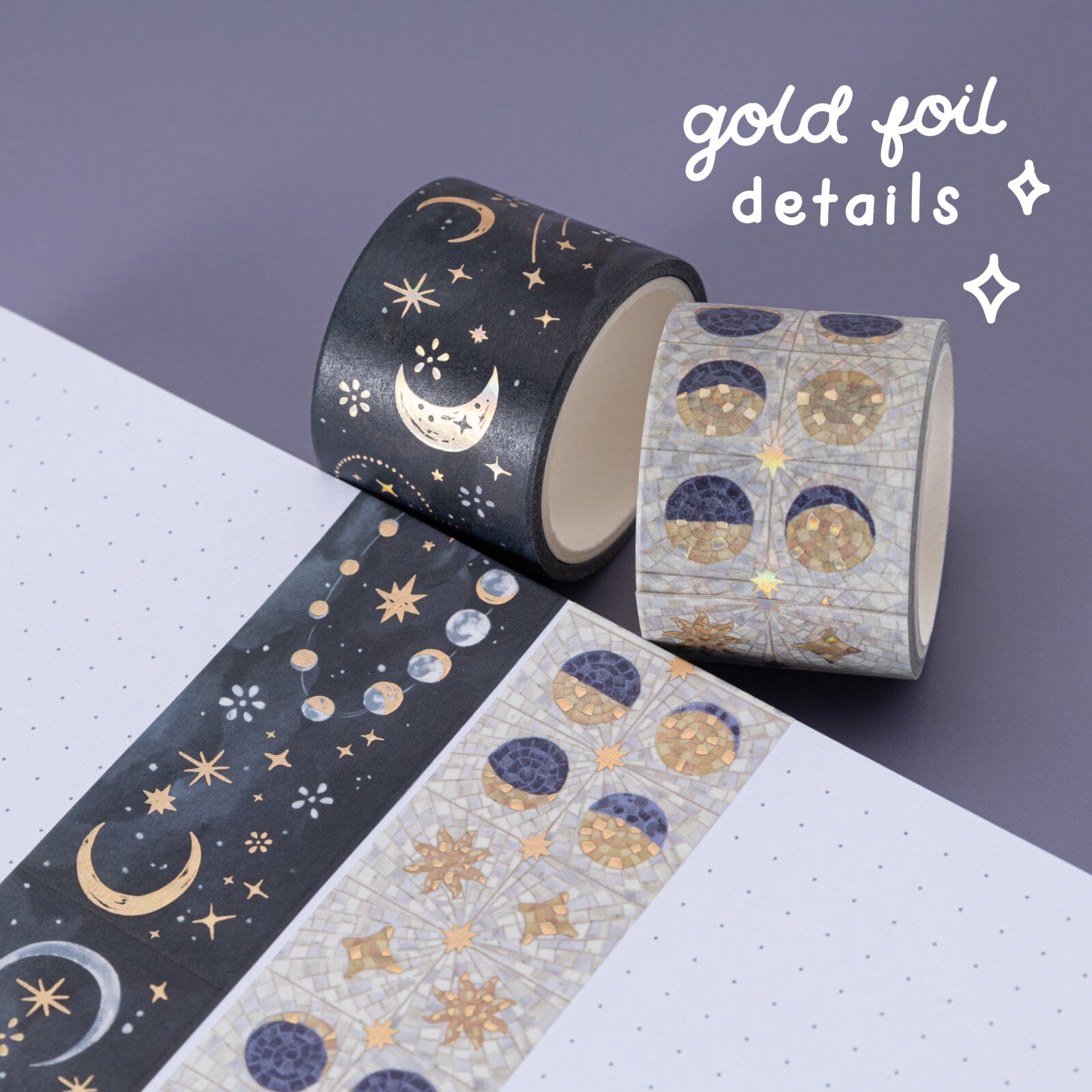 Tsuki ‘Moonflower Magic’ Washi Tape Set ☾