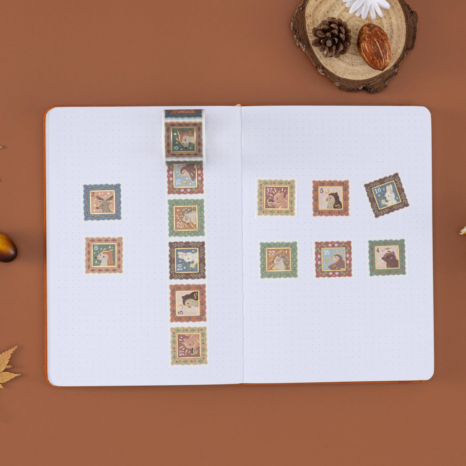 Tsuki ‘Forest Friends’ Washi Tape Set ☾