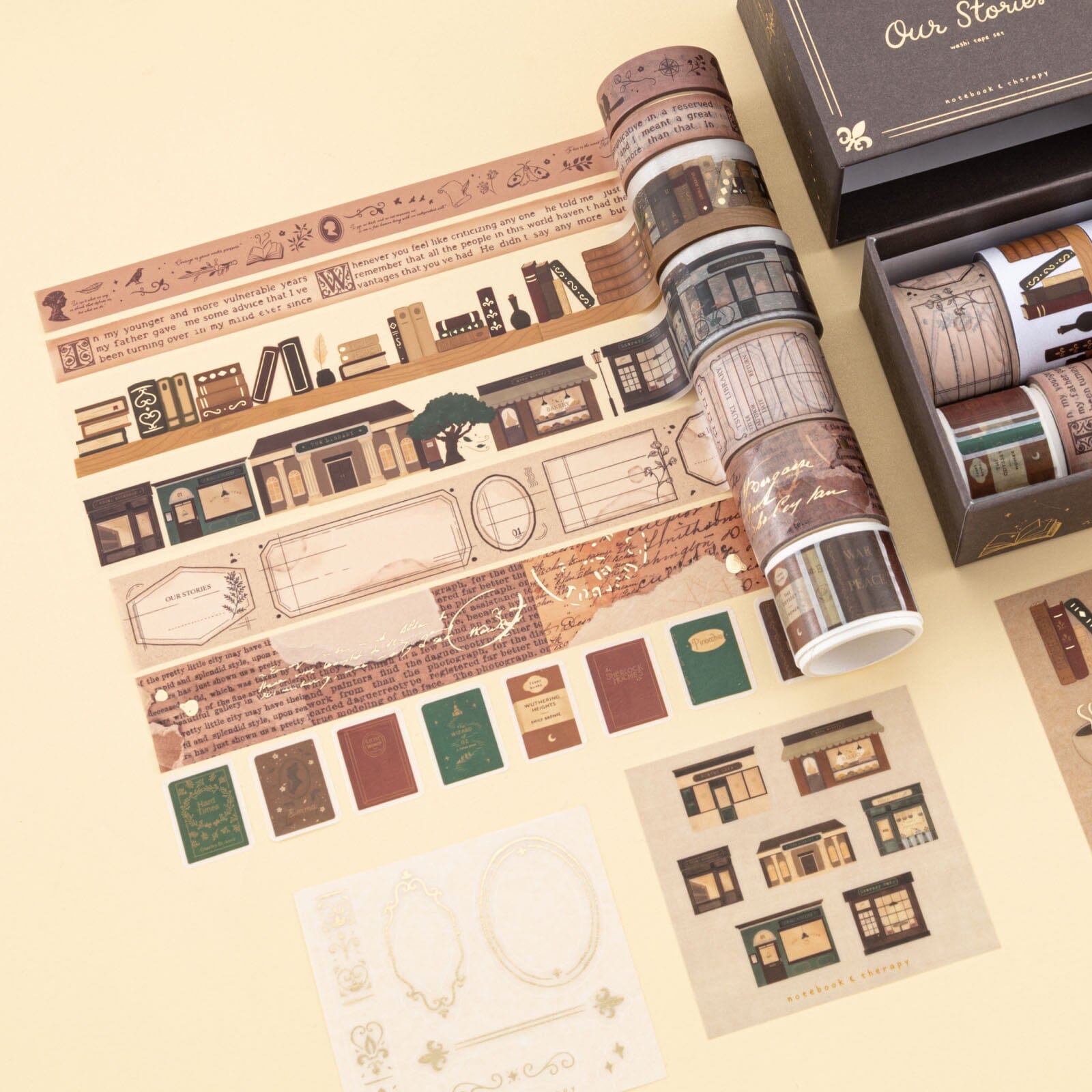 Bookstagran washi tape set