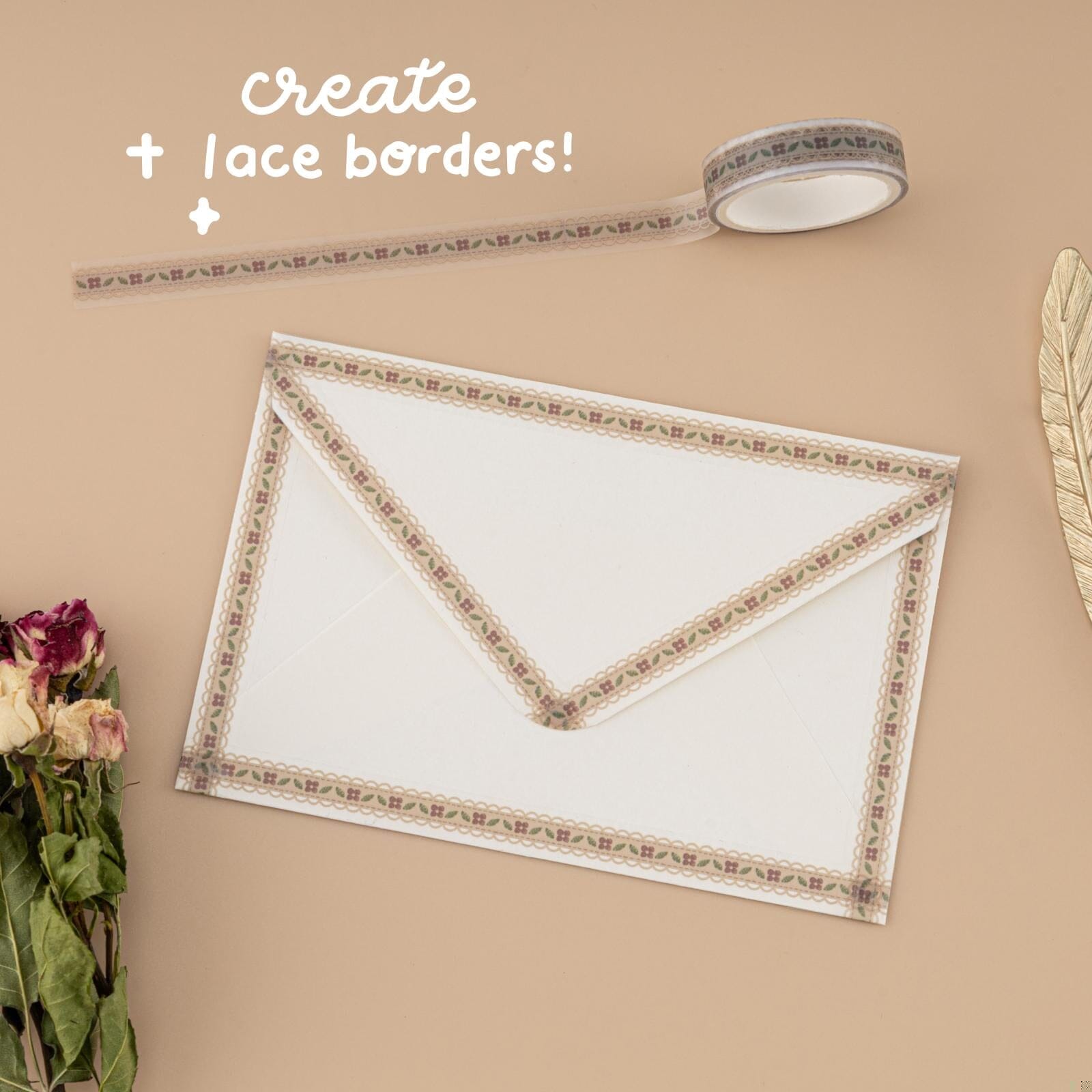 Tsuki ‘Lace Dreams’ Washi Tape Set ☾