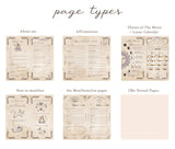 Tsuki ‘Le Soleil’ Collector's Edition Moon Planner Travel Notebook ☾