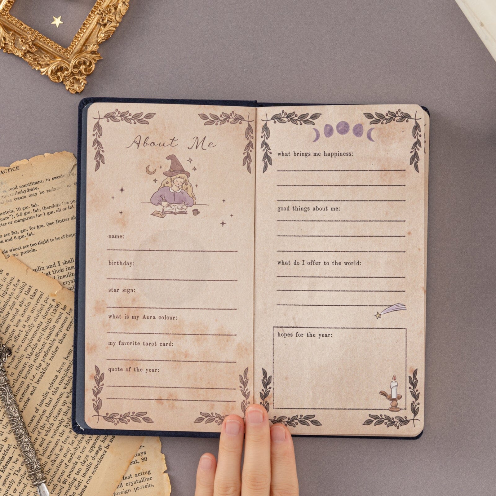 Tsuki ‘La Lune’ Collector's Edition Moon Planner Travel Notebook ☾