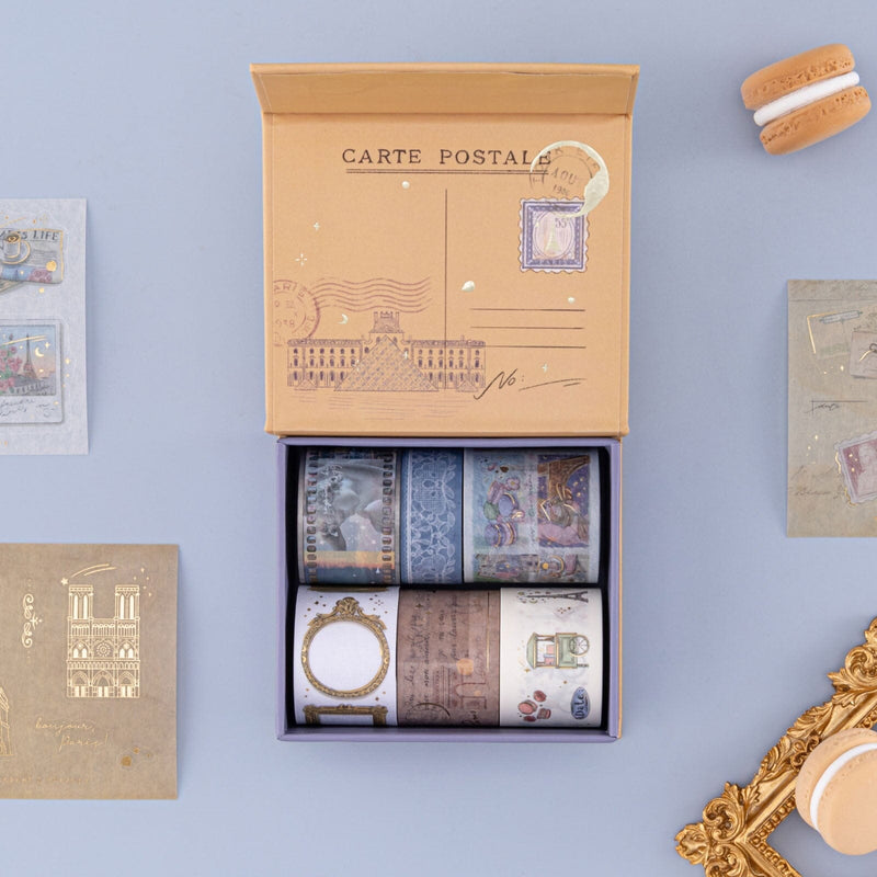 Tsuki āJournĆ©e Ć Parisā Washi Tape Set ā¾