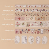 Tsuki ‘Vintage Rose’ #2 Washi Tape Set ☾