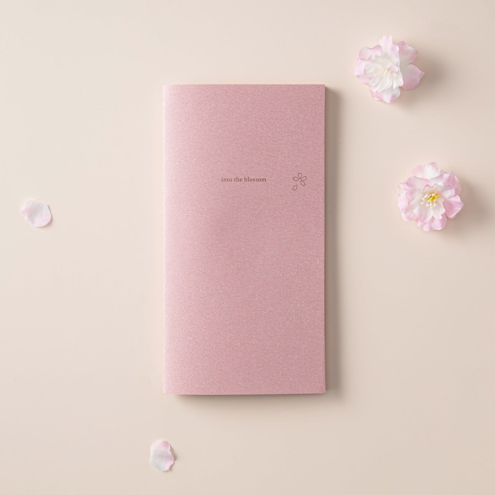 Cover of into the blossom textured paper refill for travel notebook