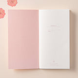 First page of weekly planner refill for travel notebook