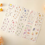 Tsuki ‘Watercolour Garden’ Stickers - Set Of 10