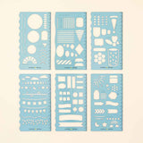 Tsuki Bullet Journal Set in Sky Blue on buttermilk background