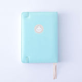 Back cover of Tsuki ‘Four Seasons: Autumn Edition’ Bullet Journal made with milkkoyo on lilac background