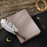 Close up of Moonlit Alchemy gift box in lilac