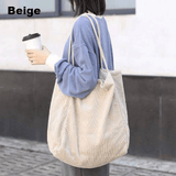 Large Cord Eco Tote Bag