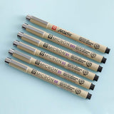 6 set sakura micron pen