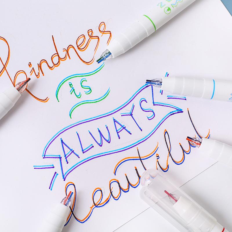 Double Lines Pen - Set of 6!