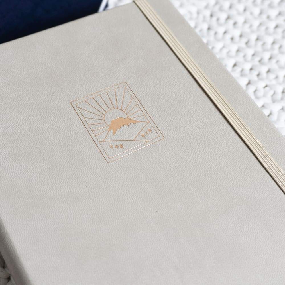 Tsuki Fuji-san Bullet Journal close up view
