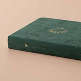 Tsuki ‘Midnight Garden’ Limited Edition Bullet Journal spine on beige background