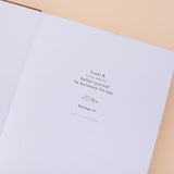 Front cover page of the tsuki kuma bullet journal