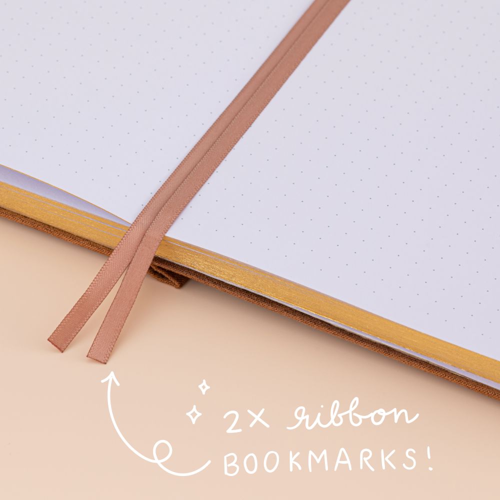 Close up of 2x ribbon bookmarks