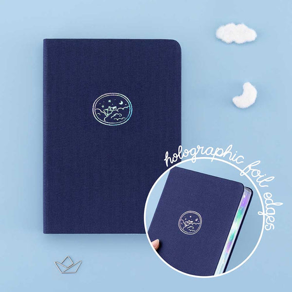 ノートブックセラピー Little Dreams Journal Set 青 clouddreamland-letteringBUJO2-